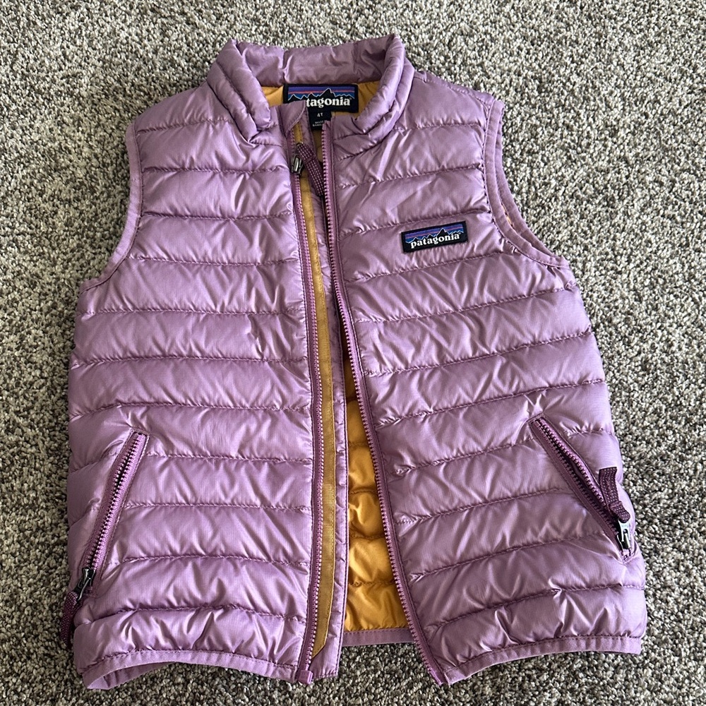 Patagonia Lilac Quilted Vest